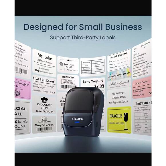 Portable Thermal Label Printer